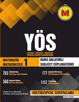 Metropol Yayınları YÖS Matematik 1 (Konu Anlatımlı - Örnek Çözümlü)