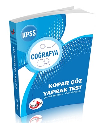 Kısayol KPSS Coğrafya Kopar Çöz Yaprak Test