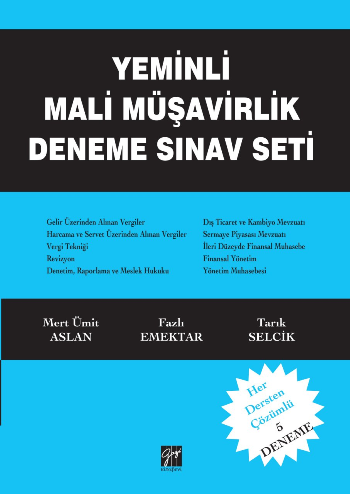 Yeminli Mali Müşavirlik Deneme Sınav Seti