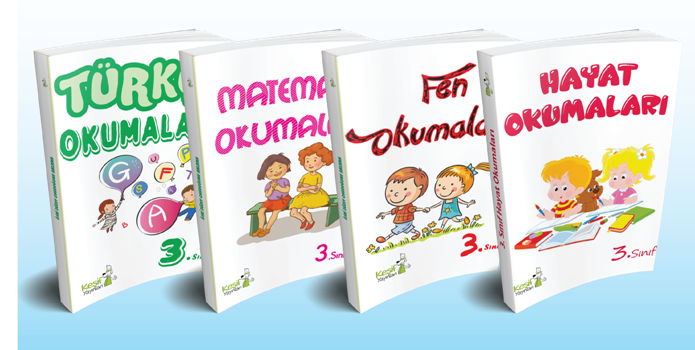 Keşif Yayınları 3. Sınıf Tüm Dersler Okuma-Etkinlik Seti (4 Kitap Takım)