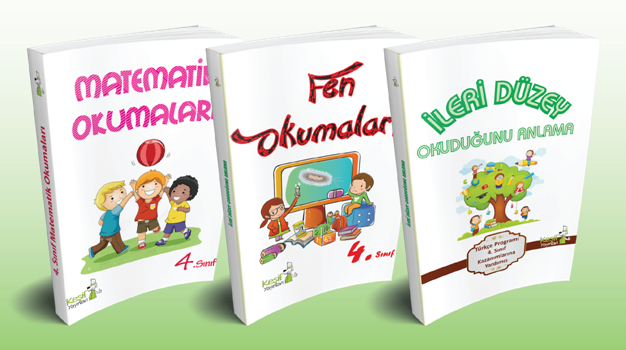 Keşif Yayınları 4. Sınıf Tüm Dersler Okuma-Etkinlik Seti (3 Kitap Takım)