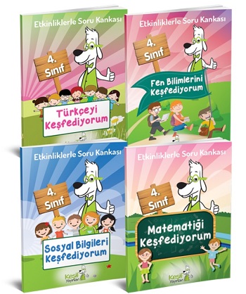 Keşif Yayınları 4. Sınıf Soru Kankası Seti (4 Kitap Takım)