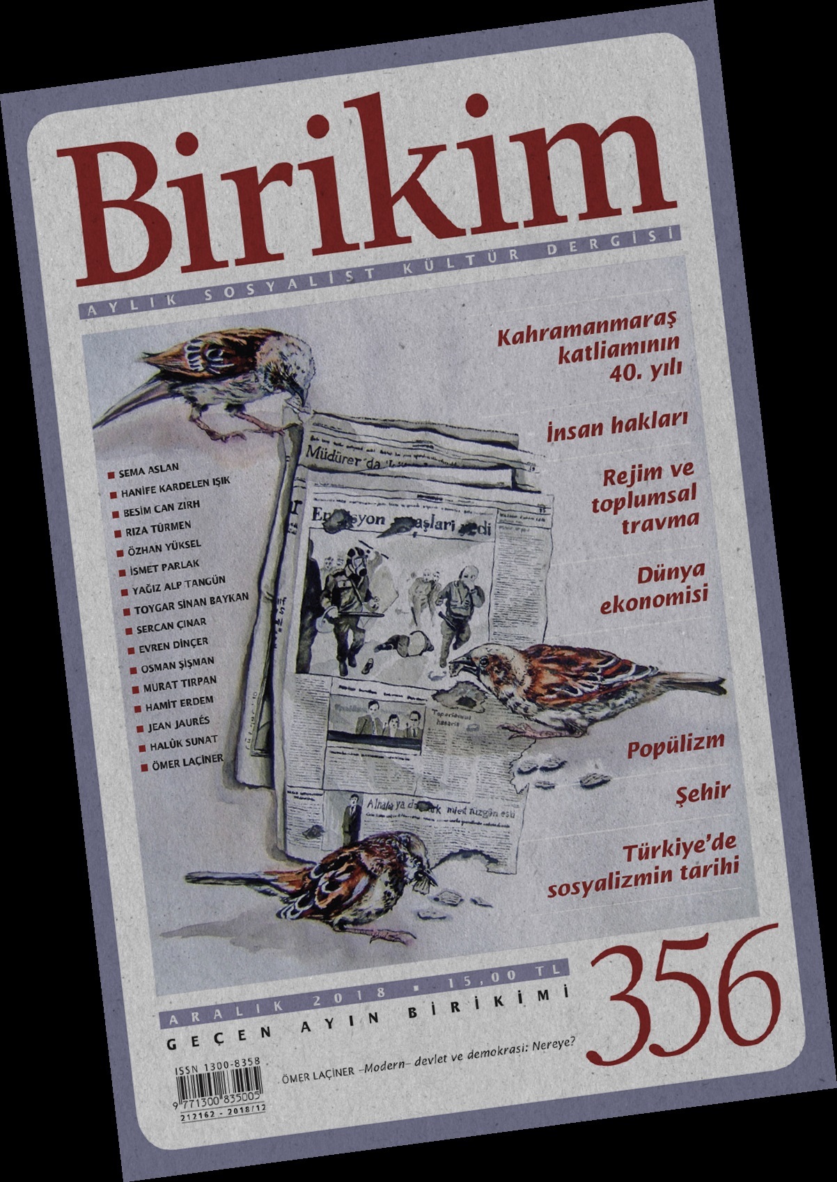 Birikim Sayı 356 Aralık 2018