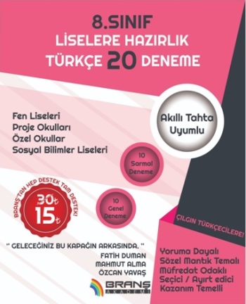 Branş Akademi 2019 LGS Türkçe 20 Deneme