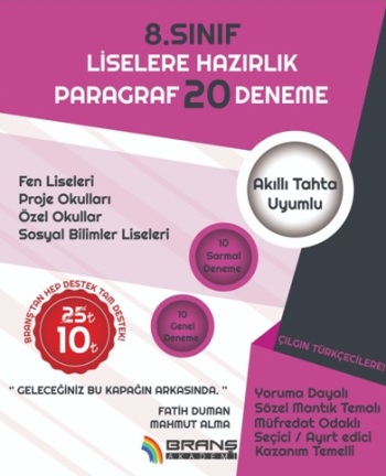 Branş Akademi 2019 LGS Paragraf 20 Deneme