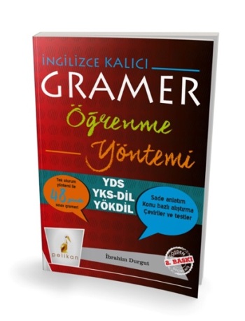 YDS-YKS DİL İngilizce Kalıcı Gramer Öğrenme Yöntemi Pelikan Yayınları