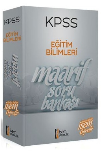 İsem 2019 Maarif KPSS Eğitim Bilimleri Modüler Soru Bankası Seti