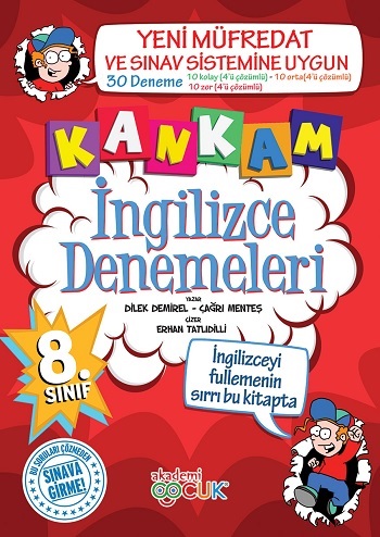 Kankam İngilizce Denemeleri  - 8. Sınıf 30 Deneme