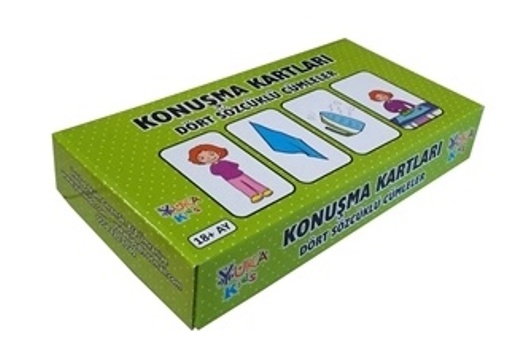 Konuşma Kartları - Dört Sözcüklü Cümleler