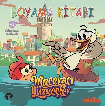 Boyama Kitabı - Maceracı Yüzgeçler 3 (Ciltli)