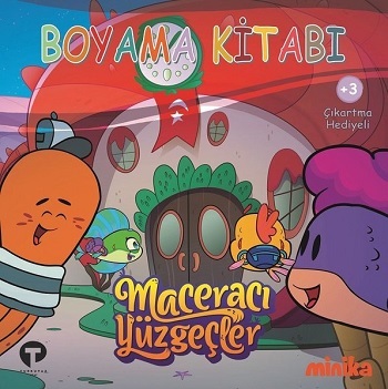 Boyama Kitabı - Maceracı Yüzgeçler 4 (Ciltli)