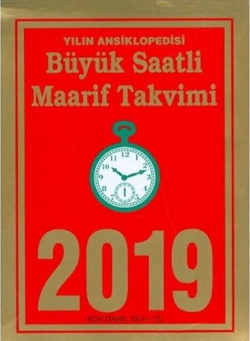 Saatli Maarif 2019 Takvimi Büyük