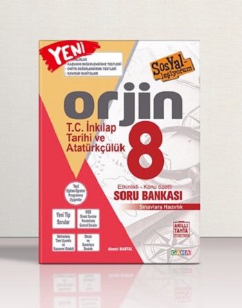 ORJİN 8 İnkılap Tarihi ve Atatürkçülük Konu Anlatımlı Soru Bankası