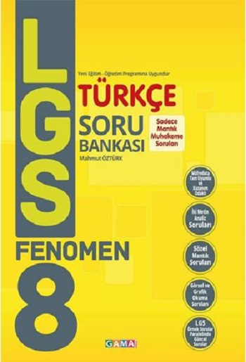 Fenomen 8 LGS  Türkçe Soru Bankası