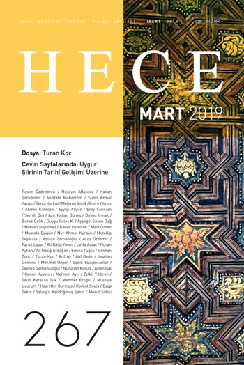 Hece Aylık Edebiyat Dergisi Sayı: 267 Mart 2019