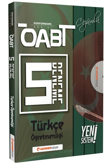 ÖABT Türkçe Öğretmenliği (75 Soruluk) Çözümlü 5 Deneme Performans Serisi - Yeni Sistem