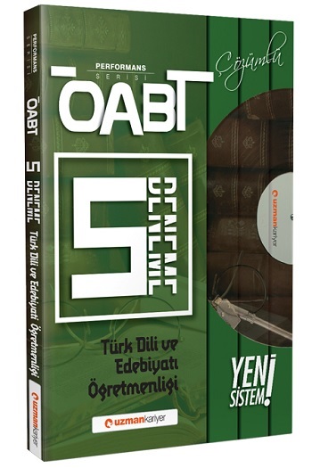 ÖABT Türk Dili ve Edebiyatı Öğretmenliği (75 Soruluk) Çözümlü 5 Deneme Performans Serisi - Yeni Sistem