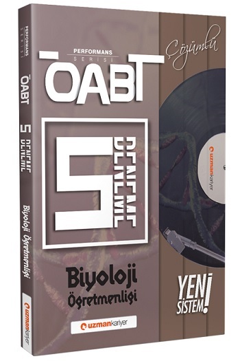 ÖABT Biyoloji Öğretmenliği (75 Soruluk) Çözümlü 5 Deneme  Performans Serisi - Yeni Sistem