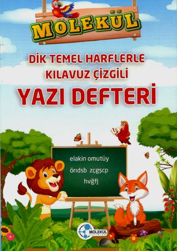 Molekül Yayınları Dik Temel Harflerle Kılavuz çizgili Yazı Defteri