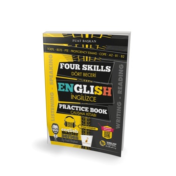 Four Skills English Practice Book -Dört Beceri İngilizce Çalışma Kitabı