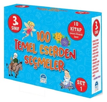 3. Sınıf 100 Temel Eserden Seçmeler Set 1 (10 Kitap Takım)