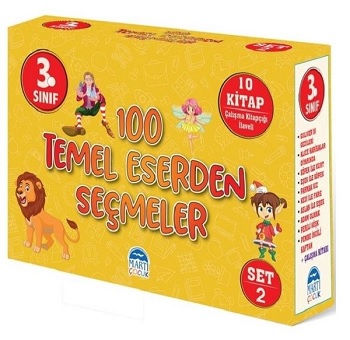 3. Sınıf 100 Temel Eserden Seçmeler Set 2 (10 Kitap Takım)