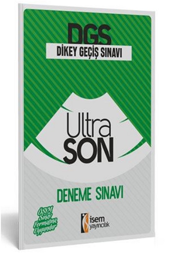 DGS ÖSYM Tarzı Ultra Son Deneme Sınavı 2019