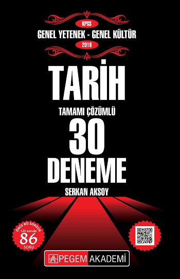 2019 KPSS Genel Yetenek Genel Kültür - Tarih Tamamı Çözümlü 30 Deneme