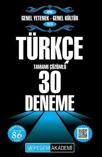 2019 KPSS Genel Yetenek Genel Kültür - Türkçe Tamamı Çözümlü 30 Deneme