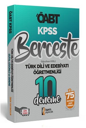 2019 ÖABT KPSS Berceste Türk Dili ve Edebiyatı 10 Deneme