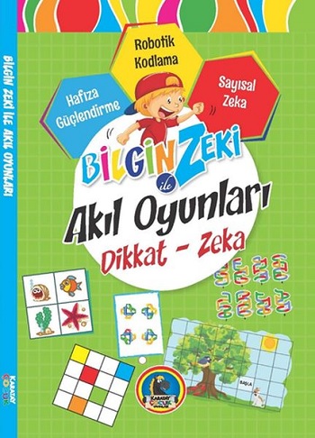 Bilgin Zeki ile Akıl Oyunları Dikkat Zeka - Yeşil Seri