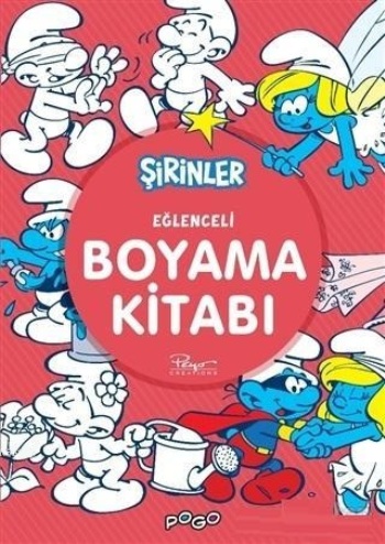 Eğlenceli Boyama Kitabı - Şirinler