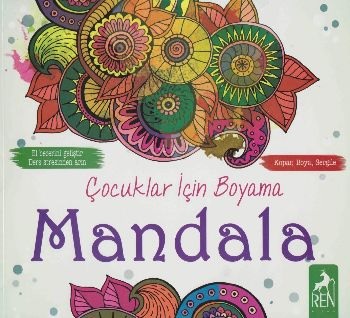 Çocuklar İçin Boyama - Mandala