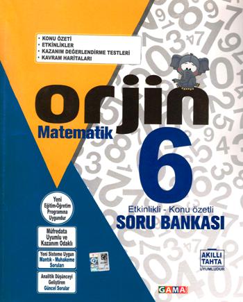 ORJİN 6 Matematik Konu Özetli Soru Bankası