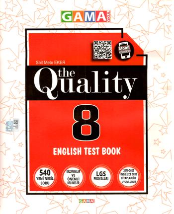 Gama 8 The Quality 8 English Test Book