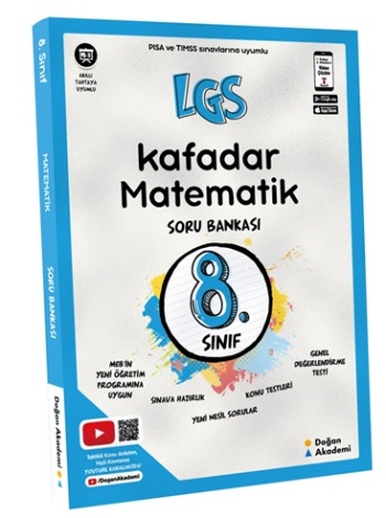 Doğan Akademi 8 . Sınıf LGS Kafadar Matematik Soru Bankası