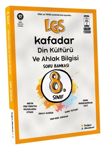 Doğan Akademi 8 .Sınıf LGS Kafadar Din Kültürü ve Ahlak Bilgisi Soru Bankası