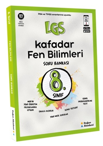 Doğan Akademi 8 .Sınıf LGS Kafadar Fen Bilimleri Soru Bankası