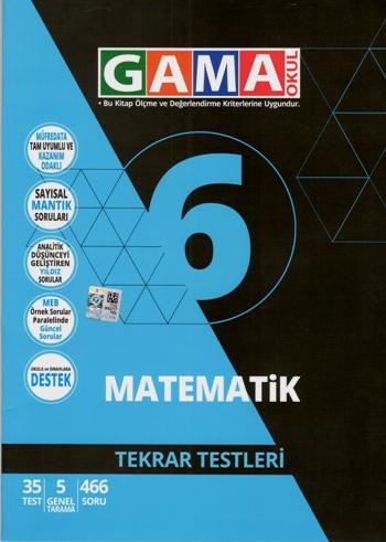 Gama 6 Matematik Tekrar Testleri