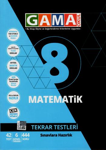 Gama 8 Matematik Tekrar Testleri