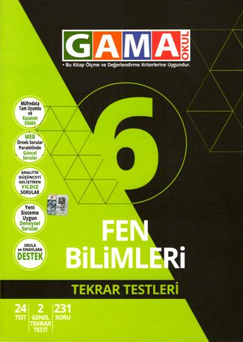 Gama 6 Fen Bilimleri Tekrar Testleri