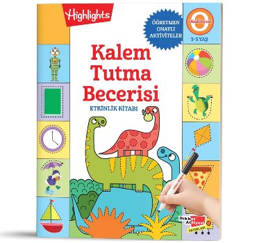 Kalem Tutma Becerisi Etkinlik Kitabı