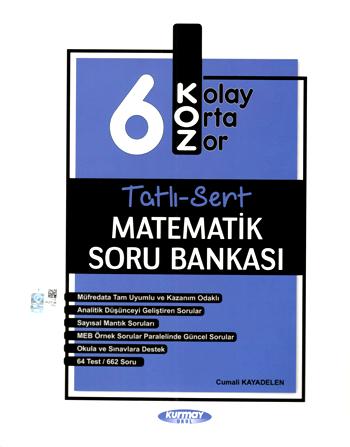 Koz 6. Sınıf Tatlı Sert Matematik Soru Bankası