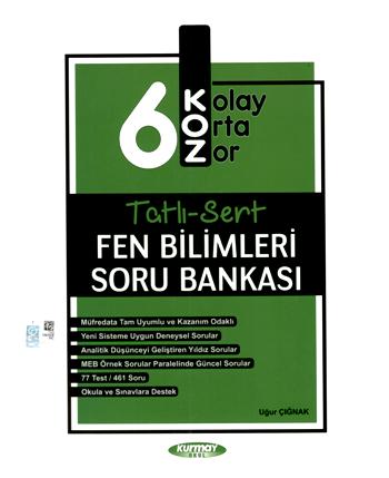 Kurmay Koz 6 . Sınıf Tatlı Fen Bilimleri Sert Soru Bankası