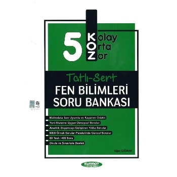 Koz Tatlı Sert 5 Fen Bilimleri Soru Bankası