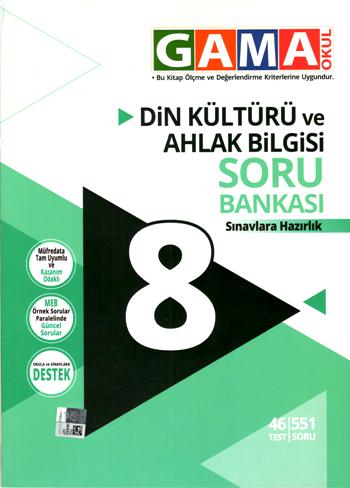 Gama 8. Sınıf Din Kültürü ve Ahlak Bilgisi Soru Bankası