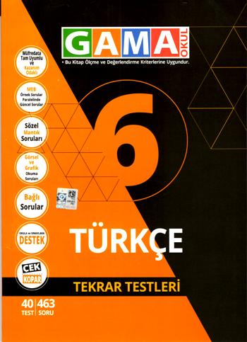 Gama 6 Türkçe Tekrar Testleri