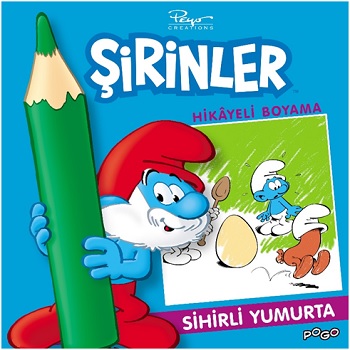 Sihirli Yumurta Hikayeli Boyama - Şirinler