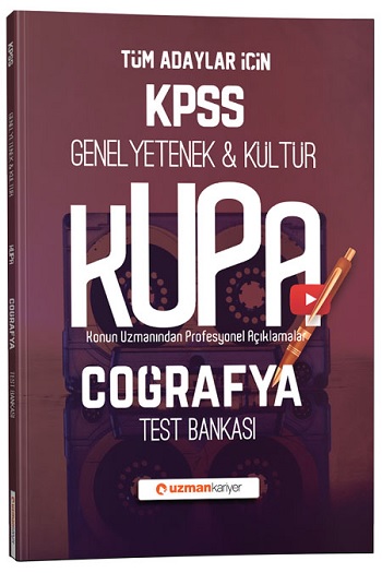 2020 KPSS Coğrafya Kupa Test Bankası